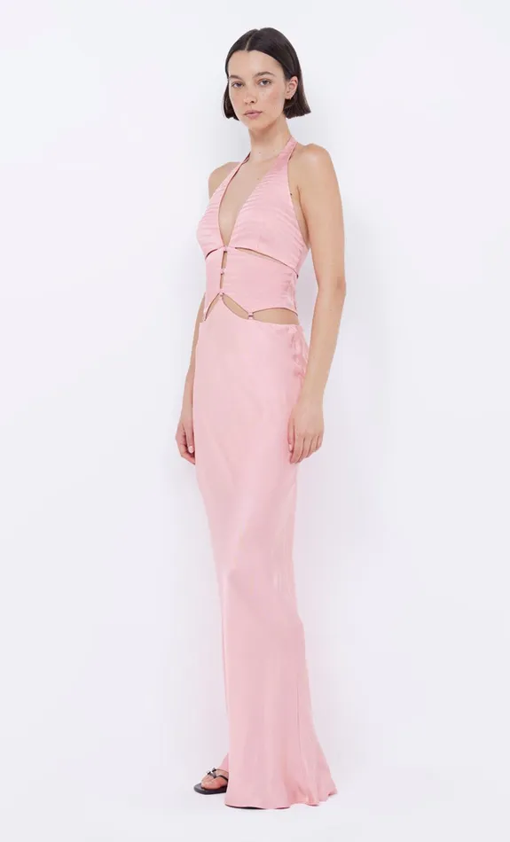 Bec Bridge Dresses ALABAMA HALTER DRESS Pink Sherbet 8211 Women
