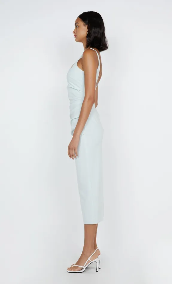 Bec Bridge Dresses AVELINE TUCK MIDI DRESS Ocean Mist 8211 Women