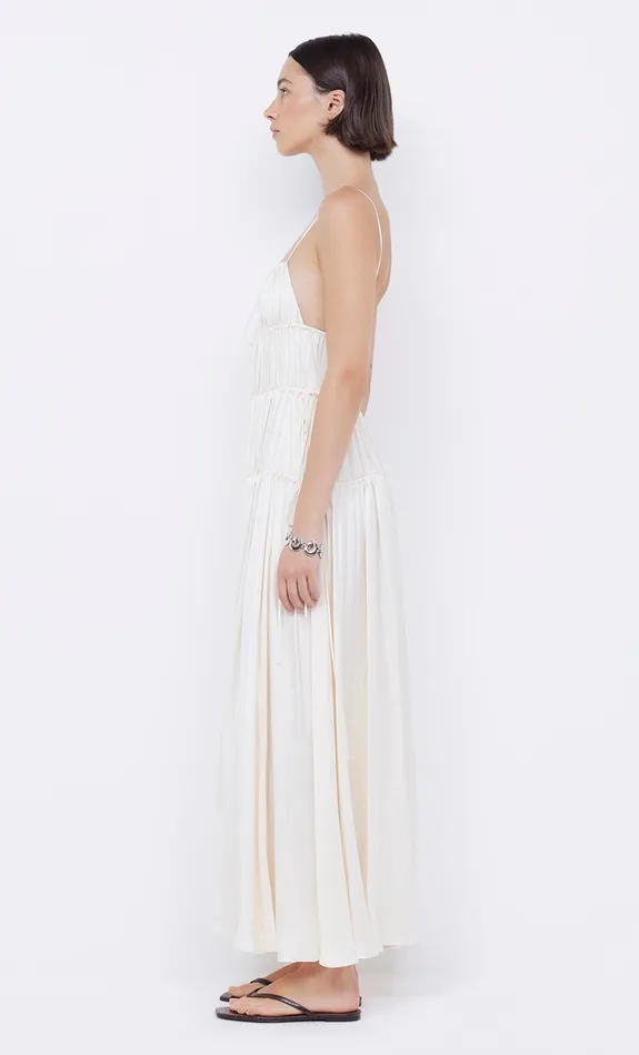Bec Bridge Dresses DELPHI GATHERED DRESS Ivory 8211 Women