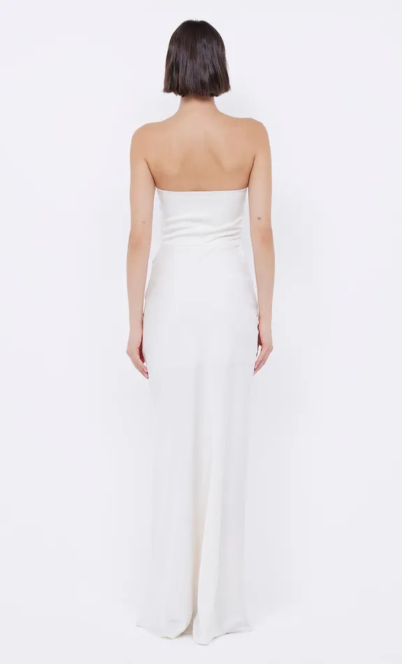 Bec Bridge Dresses EMILIA STRAPLESS DRESS Ivory 8211 Women