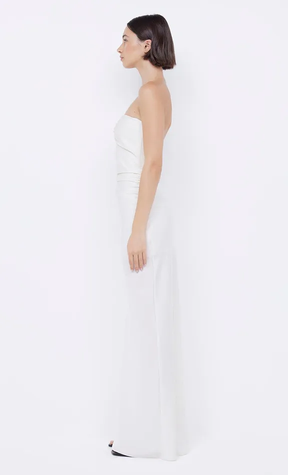 Bec Bridge Dresses EMILIA STRAPLESS DRESS Ivory 8211 Women