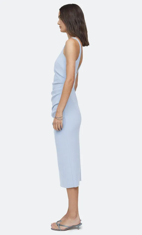 Bec Bridge Dresses KARINA TUCK MIDI DRESS Powder Blue 8211 Women