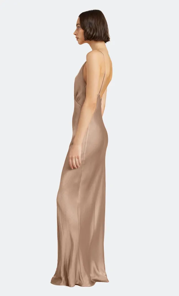 Bec Bridge Dresses LORELAI V MAXI DRESS Golden 8211 Women