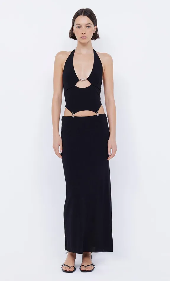 Bec Bridge Dresses MALENA CLASP MAXI DRESS Black 8211 Women