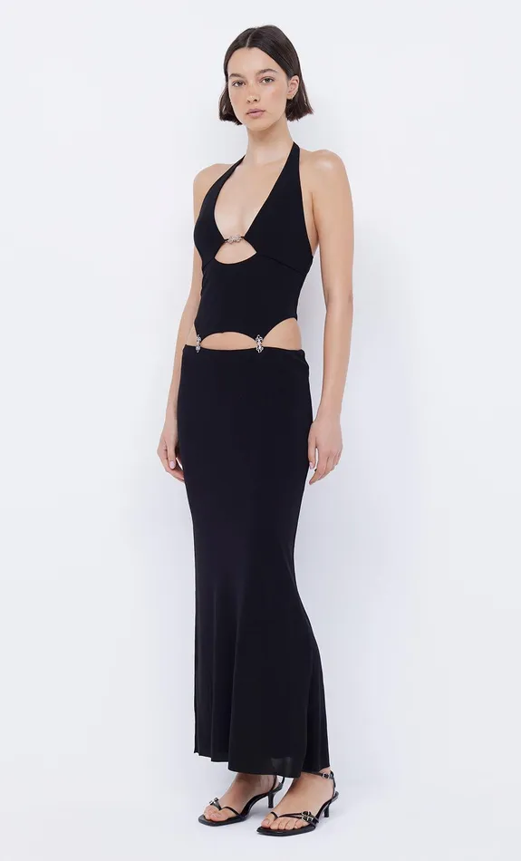 Bec Bridge Dresses MALENA CLASP MAXI DRESS Black 8211 Women