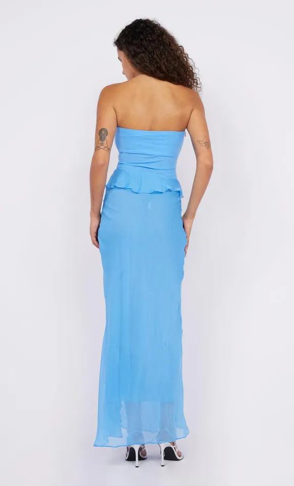 Bec Bridge Dresses MARESCA STRAPLESS DRESS Azure 8211 Women