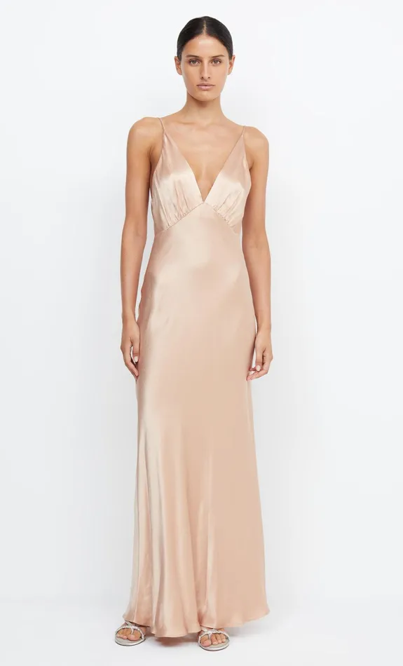 Bec Bridge Dresses MOON DANCE V MAXI DRESS Rose Gold 8211 Women