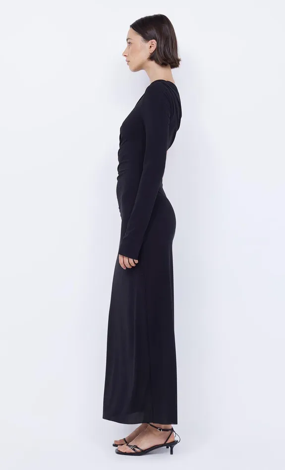 Bec Bridge Dresses NABILA ASYM MIDI DRESS Black 8211 Women