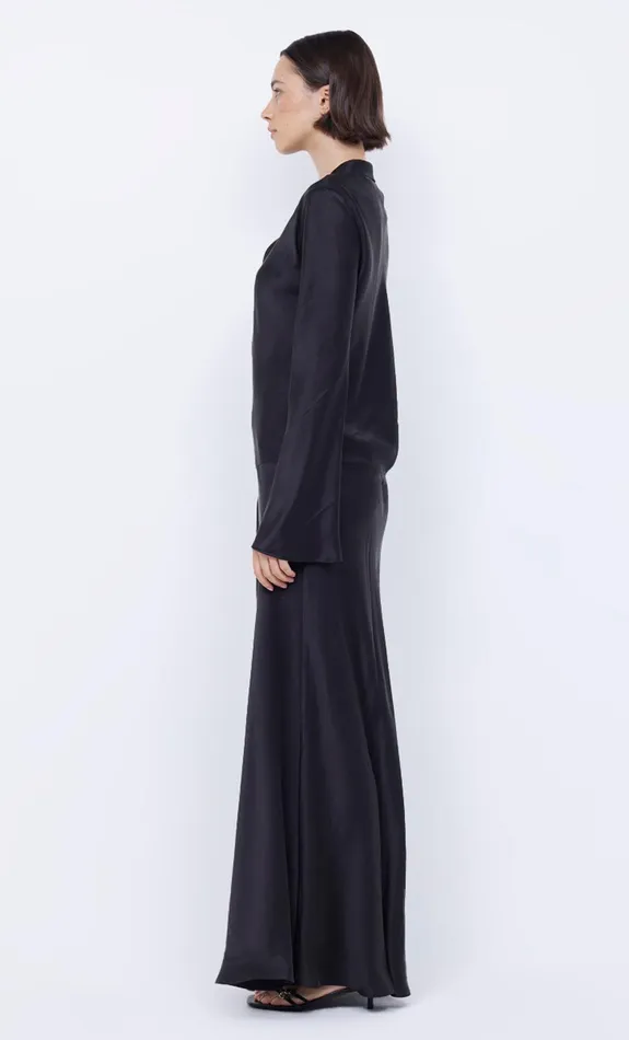 Bec Bridge Dresses ORLA LONG SLEEVE MAXI DRESS Black 8211 Women