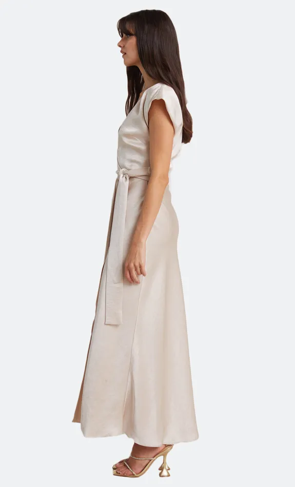 Bec Bridge Dresses THE DREAMER WRAP DRESS Sand 8211 Women