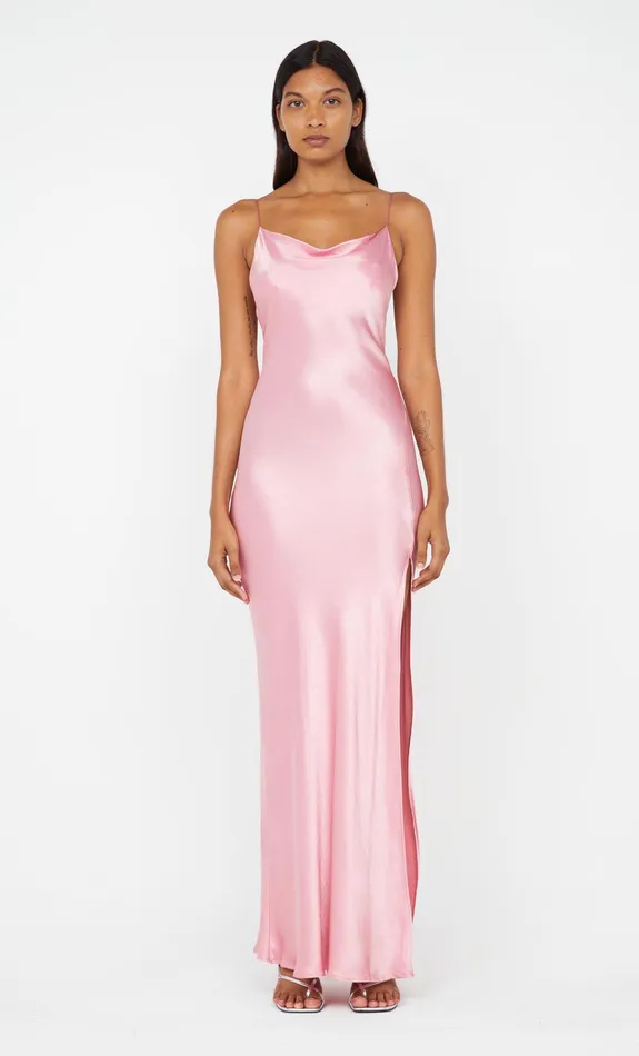Bec Bridge Event Wear Dresses AYALA COWL MAXI DRESS Dusty Pink 8211 Women