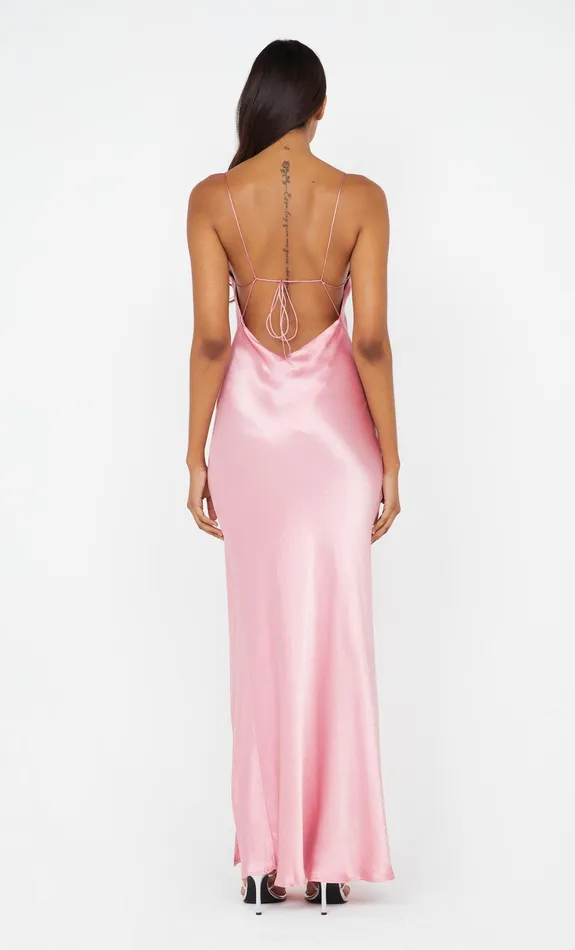 Bec Bridge Event Wear Dresses AYALA COWL MAXI DRESS Dusty Pink 8211 Women