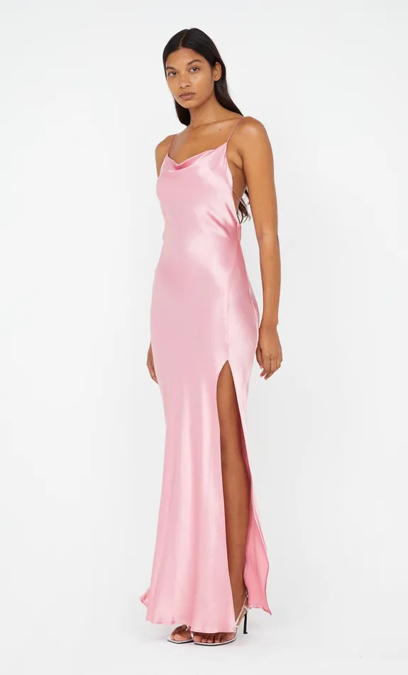 Bec Bridge Event Wear Dresses AYALA COWL MAXI DRESS Dusty Pink 8211 Women