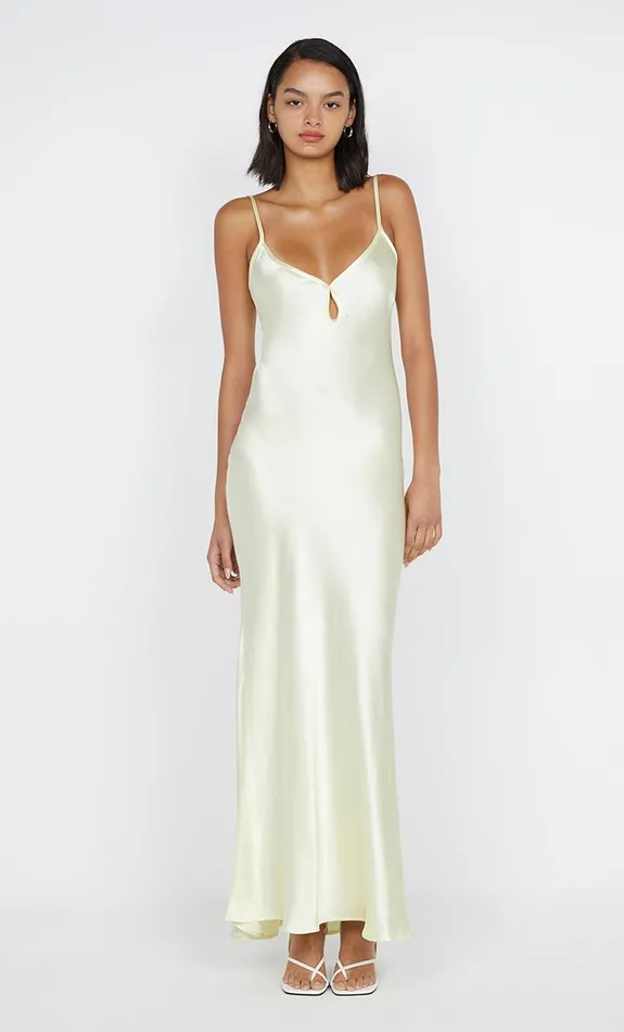 Bec Bridge Event Wear Dresses CEDAR CITY MAXI DRESS Ice Yellow 8211 Women