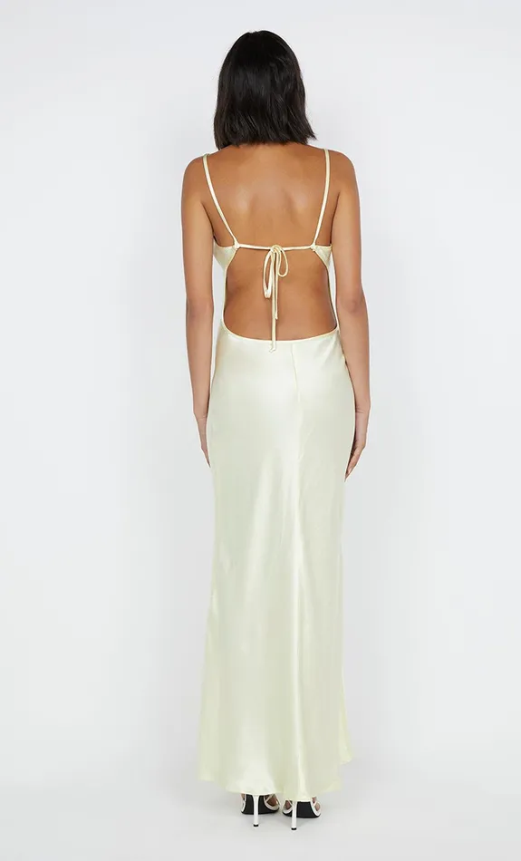 Bec Bridge Event Wear Dresses CEDAR CITY MAXI DRESS Ice Yellow 8211 Women