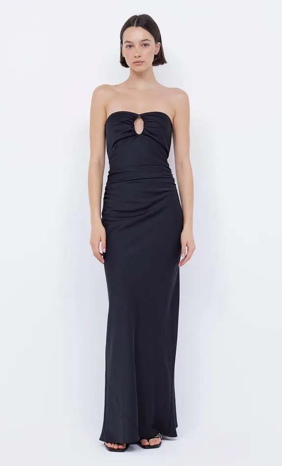 Bec Bridge Event Wear Dresses EMILIA STRAPLESS DRESS Black 8211 Women