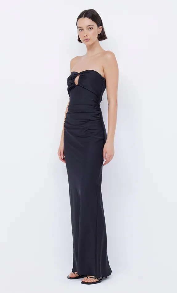 Bec Bridge Event Wear Dresses EMILIA STRAPLESS DRESS Black 8211 Women