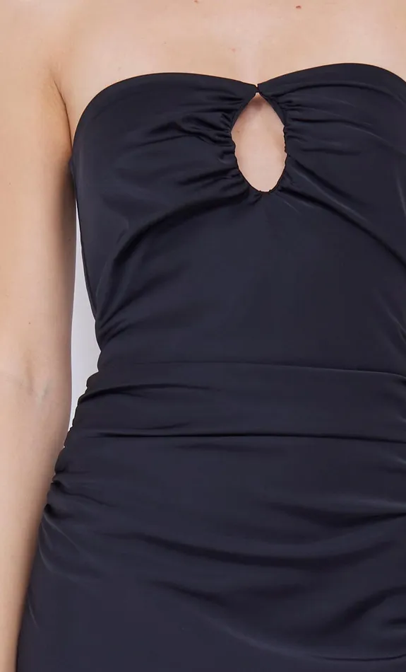 Bec Bridge Event Wear Dresses EMILIA STRAPLESS DRESS Black 8211 Women