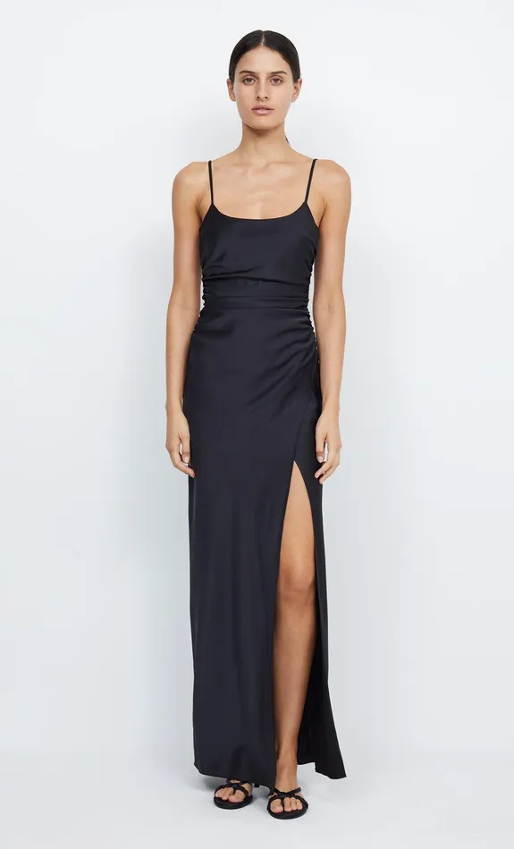 Bec Bridge Event Wear Dresses ETERNITY SCOOP MAXI DRESS Black 8211 Women