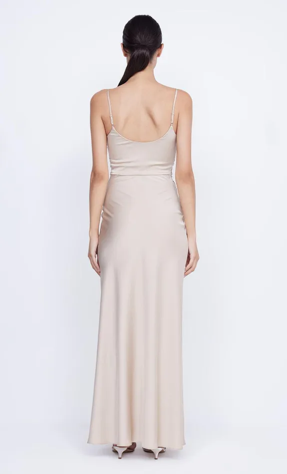 Bec Bridge Event Wear Dresses ETERNITY SCOOP MAXI DRESS Sand 8211 Women