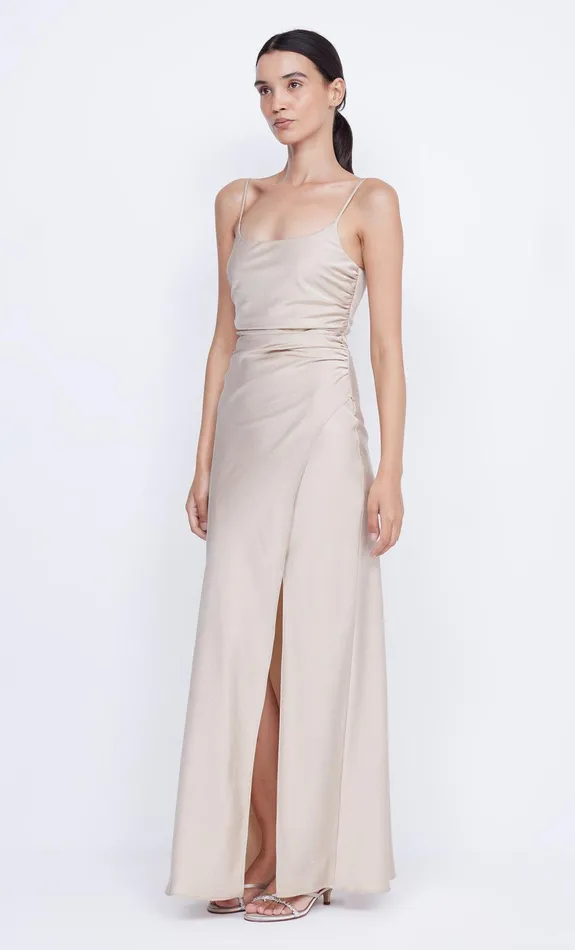 Bec Bridge Event Wear Dresses ETERNITY SCOOP MAXI DRESS Sand 8211 Women
