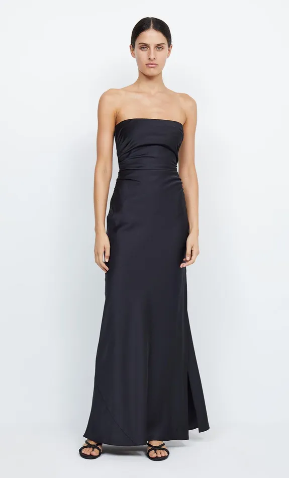 Bec Bridge Event Wear Dresses ETERNITY STRAPLESS MAXI Black 8211 Women