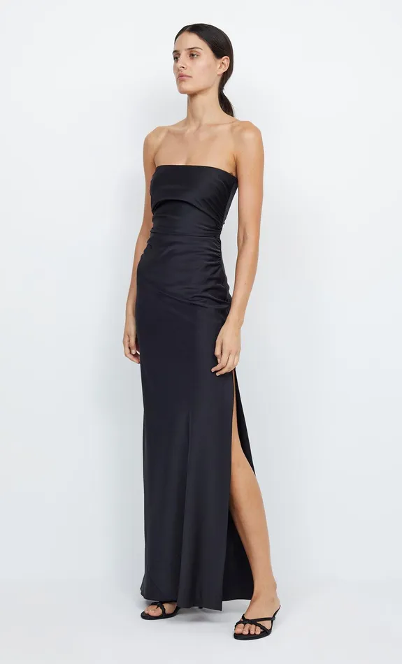Bec Bridge Event Wear Dresses ETERNITY STRAPLESS MAXI Black 8211 Women