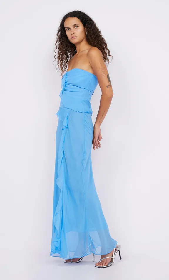 Bec Bridge Event Wear Dresses MARESCA STRAPLESS DRESS Azure 8211 Women