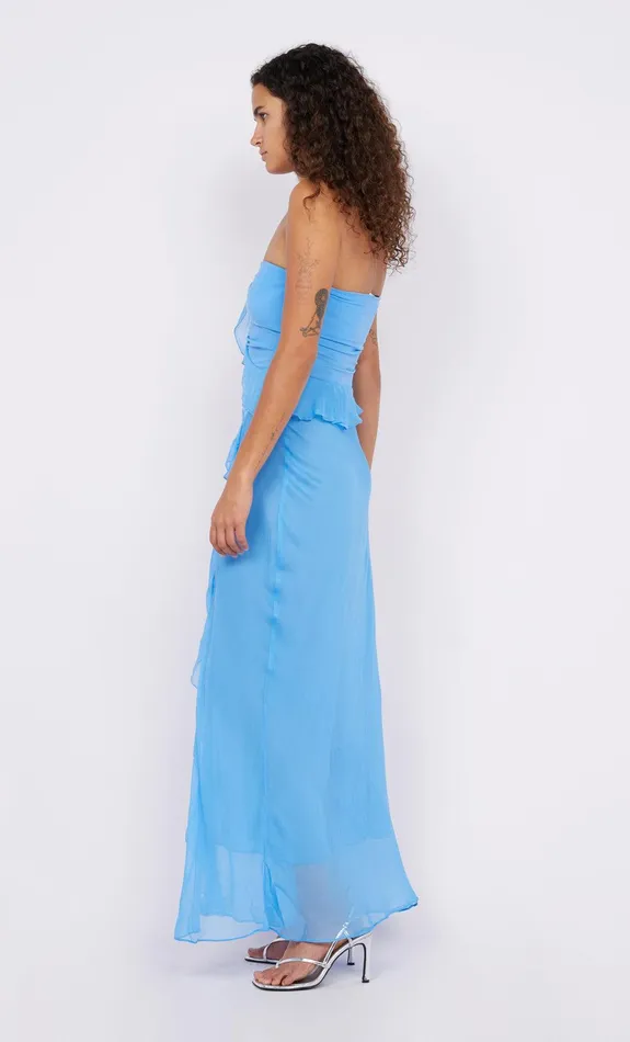 Bec Bridge Event Wear Dresses MARESCA STRAPLESS DRESS Azure 8211 Women