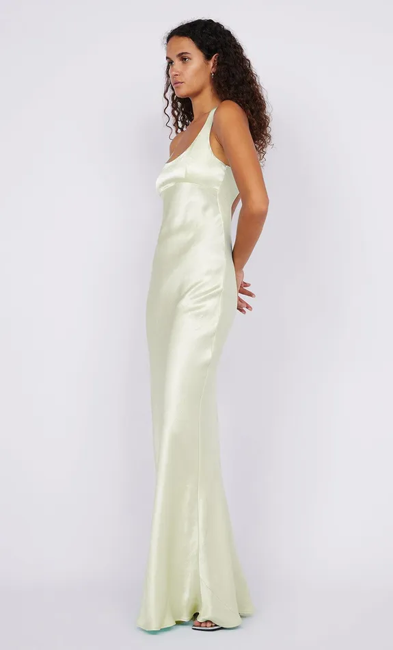Bec Bridge Event Wear Dresses MAXINA CROSSOVER DRESS Ice Yellow 8211 Women