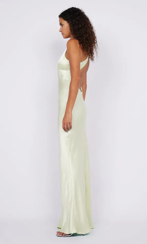 Bec Bridge Event Wear Dresses MAXINA CROSSOVER DRESS Ice Yellow 8211 Women