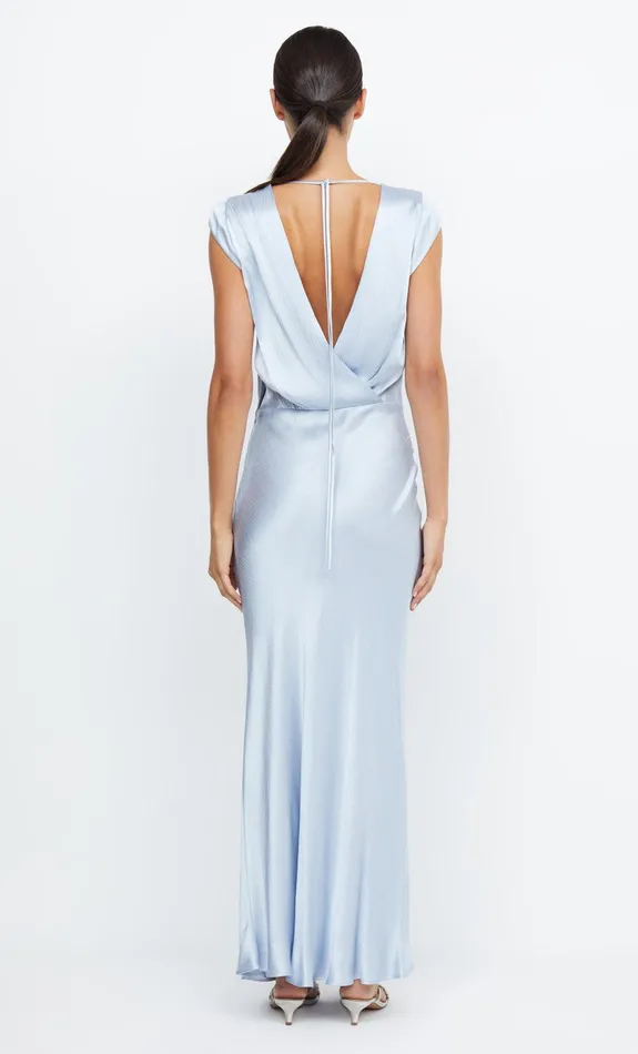 Bec Bridge Event Wear Dresses MOON DANCE MAXI DRESS Dusty Blue 8211 Women