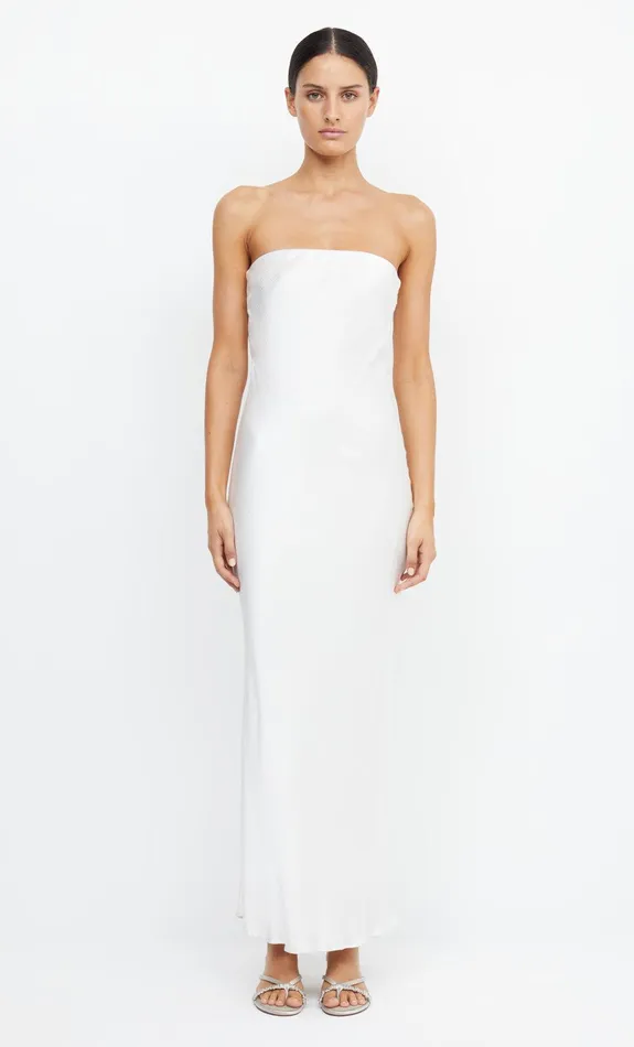 Bec Bridge Event Wear Dresses MOON DANCE STRAPLESS DRESS Ivory 8211 Women