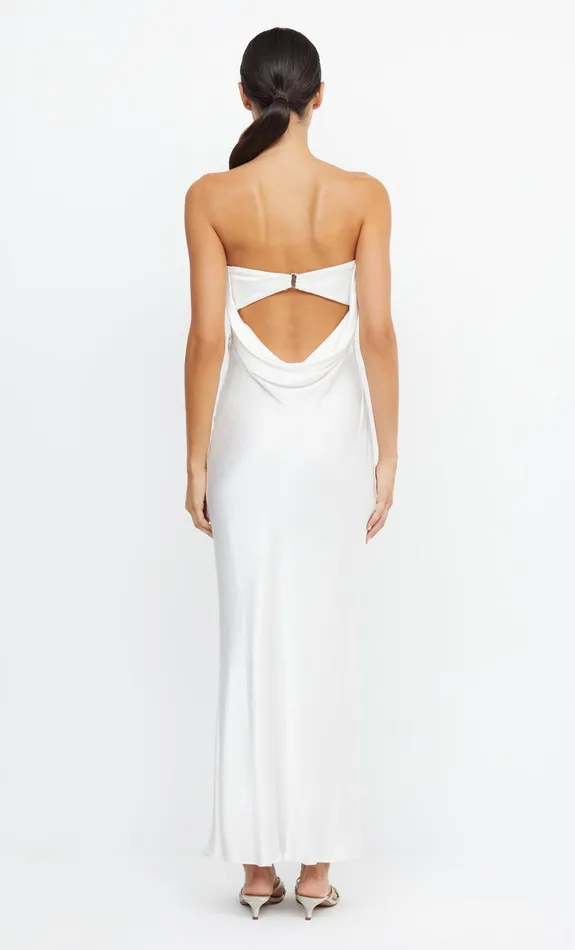 Bec Bridge Event Wear Dresses MOON DANCE STRAPLESS DRESS Ivory 8211 Women