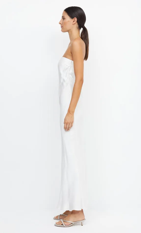 Bec Bridge Event Wear Dresses MOON DANCE STRAPLESS DRESS Ivory 8211 Women