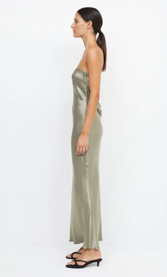 Bec Bridge Event Wear Dresses MOON DANCE STRAPLESS DRESS Sage 8211 Women
