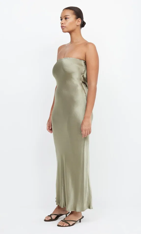 Bec Bridge Event Wear Dresses MOON DANCE STRAPLESS DRESS Sage 8211 Women