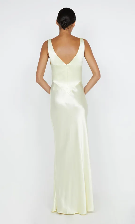 Bec Bridge Event Wear Dresses MOON DANCE VERONA DRESS Ice Yellow 8211 Women