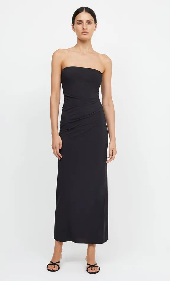 Bec Bridge Event Wear Dresses MYLA STRAPLESS DRESS Black 8211 Women