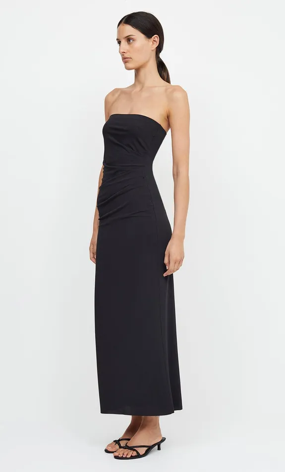 Bec Bridge Event Wear Dresses MYLA STRAPLESS DRESS Black 8211 Women
