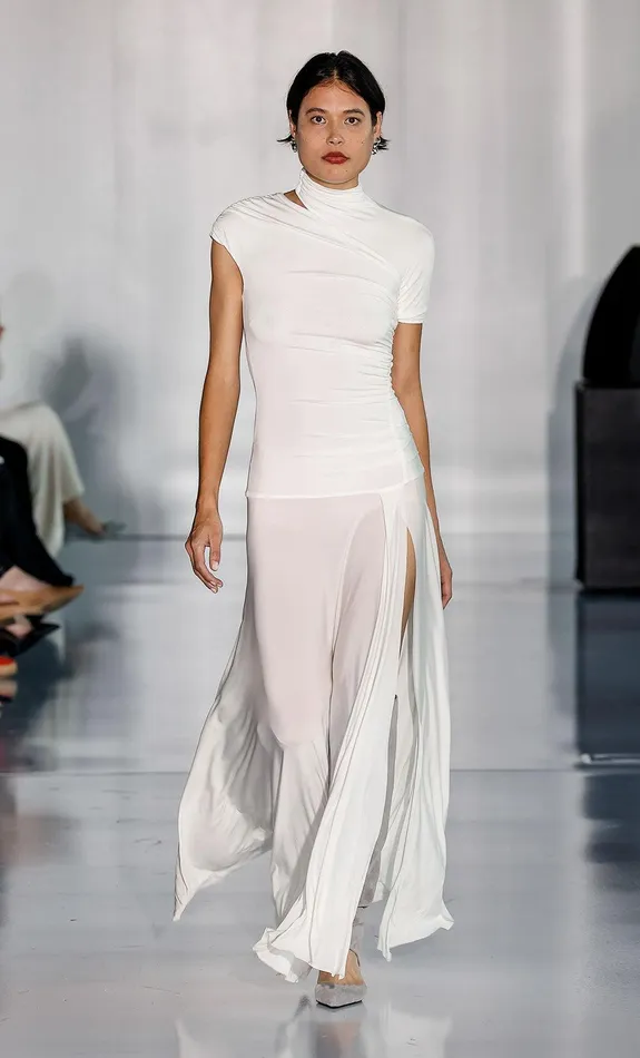 Bec Bridge Event Wear Dresses SERAPHINA ASYM DRESS White 8211 Women