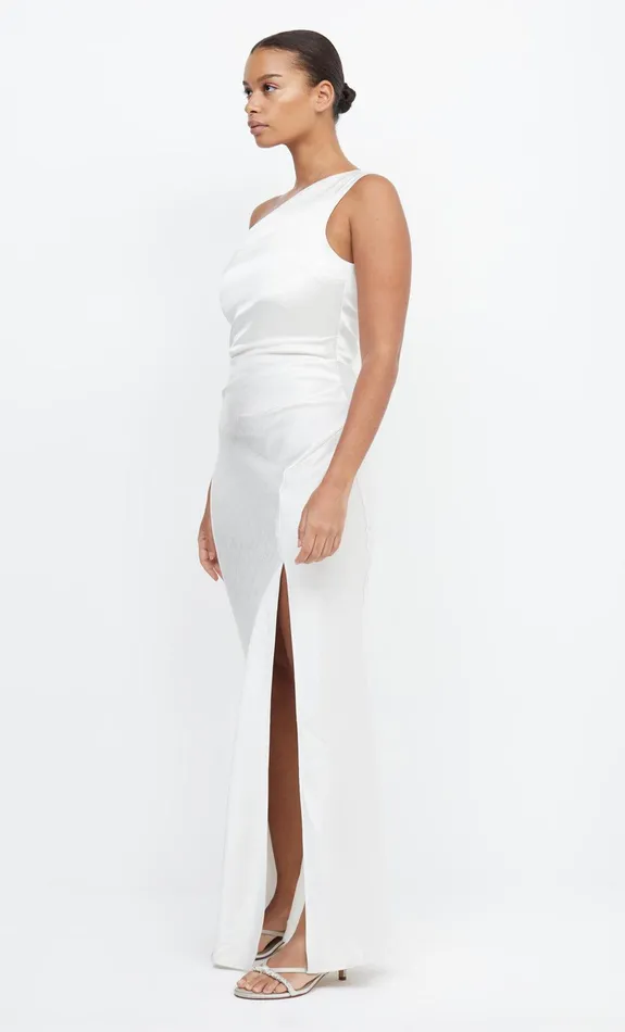 Bec Bridge Event Wear Dresses THE DREAMER ASYM DRESS Ivory 8211 Women