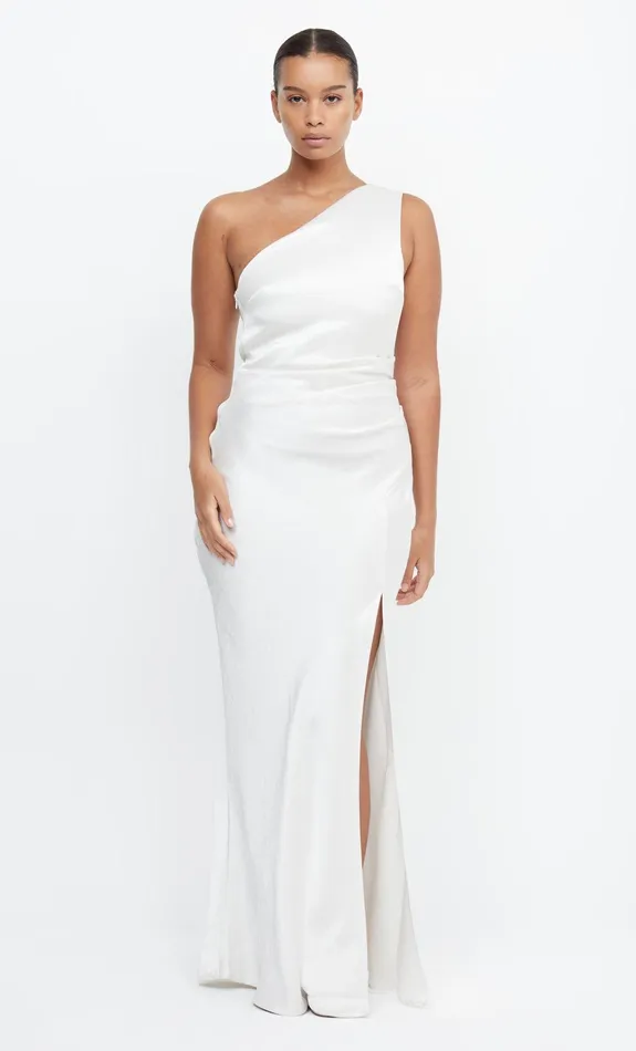 Bec Bridge Event Wear Dresses THE DREAMER ASYM DRESS Ivory 8211 Women