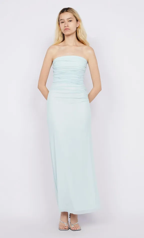 Bec Bridge Maxi Dresses ALARA STRAPLESS DRESS Ocean Mist 8211 Women