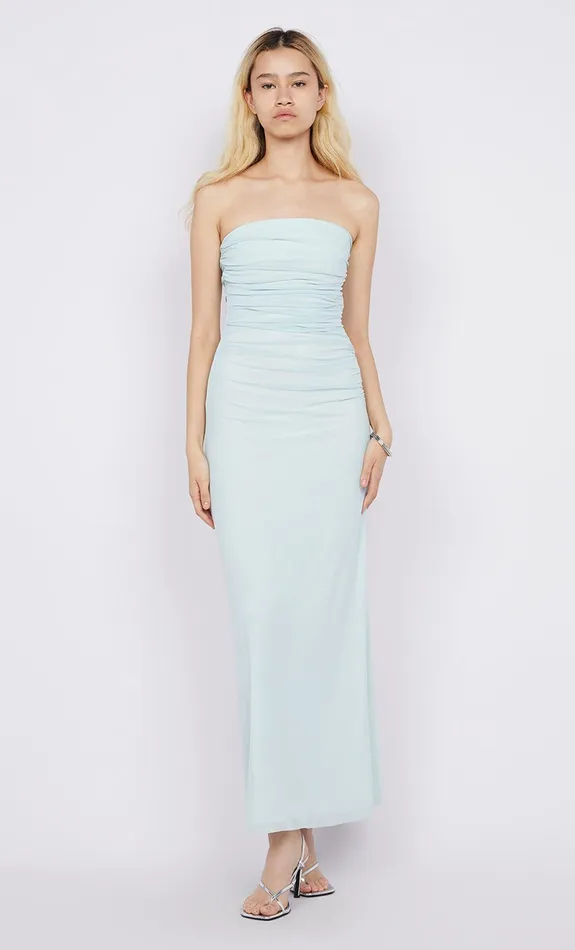 Bec Bridge Maxi Dresses ALARA STRAPLESS DRESS Ocean Mist 8211 Women