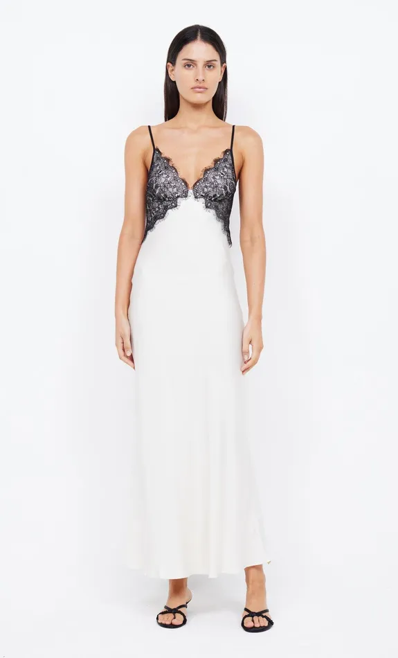 Bec Bridge Maxi Dresses EMERY LACE MAXI DRESS Ivoryblack 8211 Women