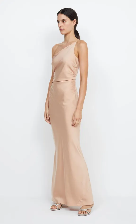Bec Bridge Maxi Dresses ETERNITY ASYM MAXI DRESS Rose Gold 8211 Women