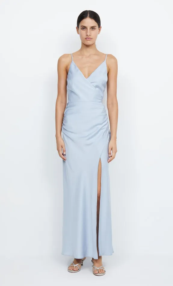 Bec Bridge Maxi Dresses ETERNITY V MAXI DRESS Dusty Blue 8211 Women