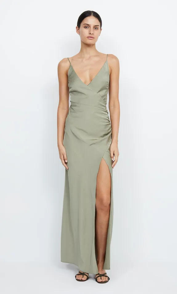 Bec Bridge Maxi Dresses ETERNITY V MAXI DRESS Sage 8211 Women