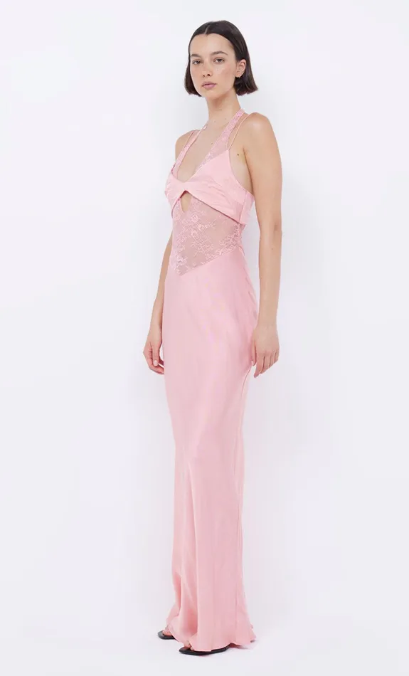 Bec Bridge Maxi Dresses LIV HALTER MAXI DRESS Pink Sherbet 8211 Women